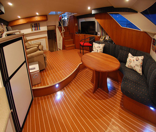 PlasTEAK Teak & Holly Vinyl Flooring